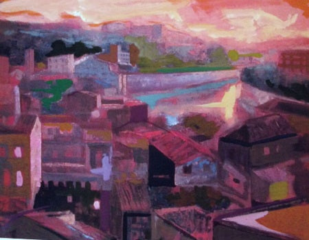 Ugo Attardi - Roman Sunset