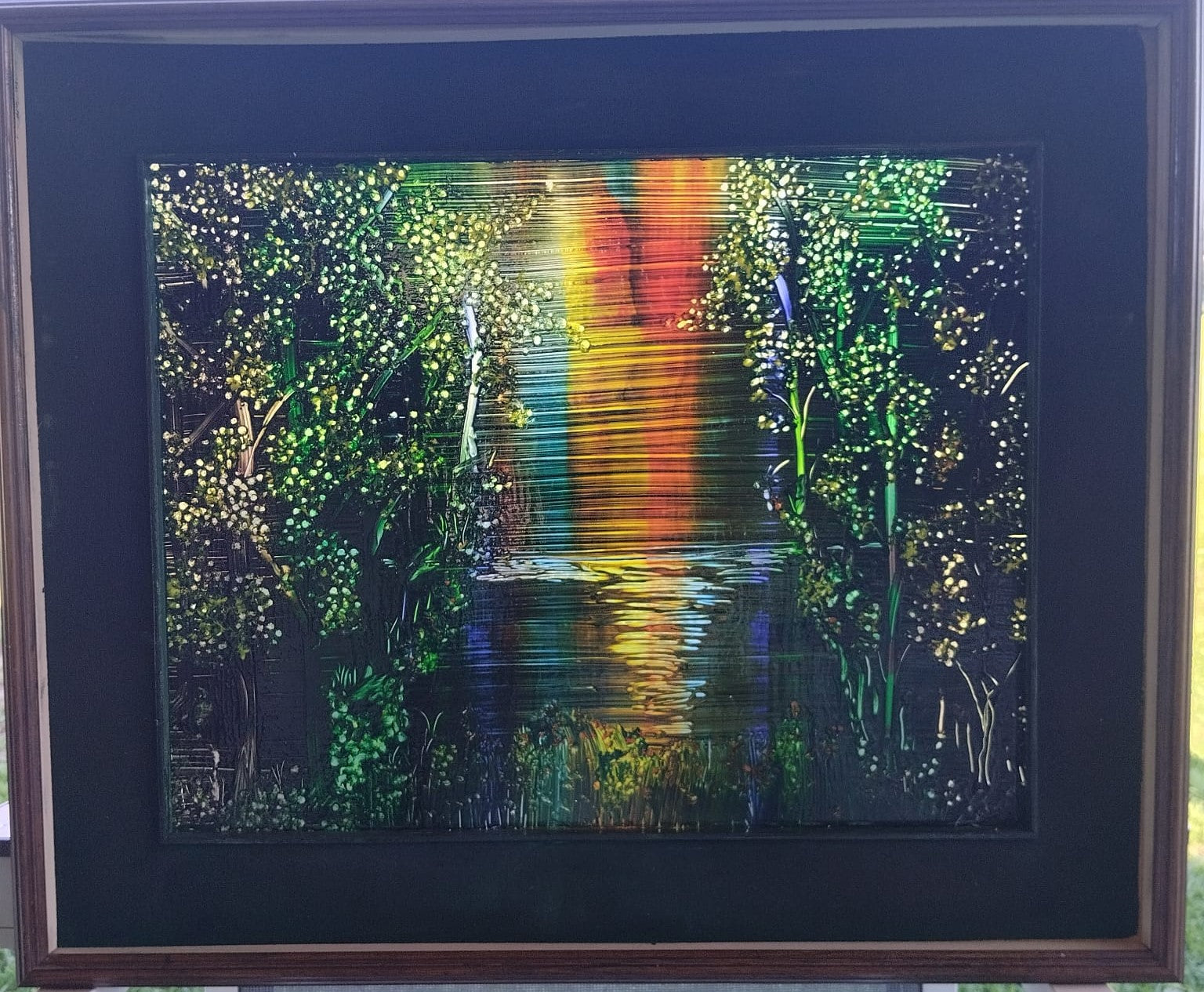 Forest sunset