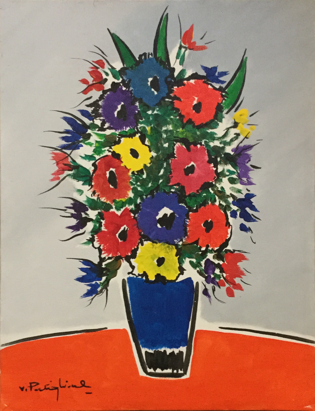 Vittorio Postiglione - Jarrón de flores