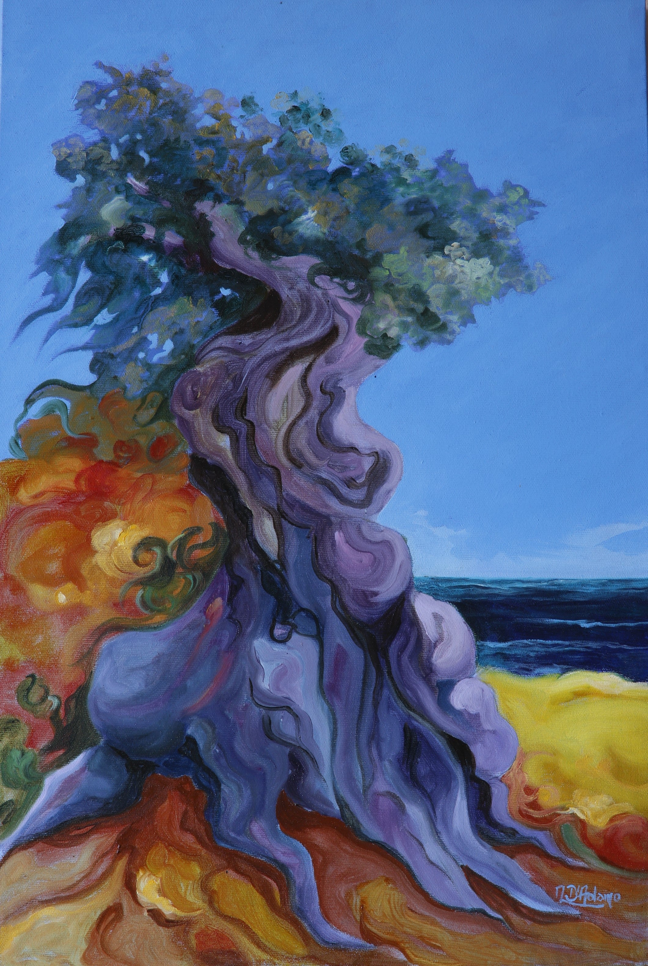 small olive tree