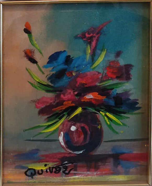 Vittorio Quintavalle - Vase with Flowers