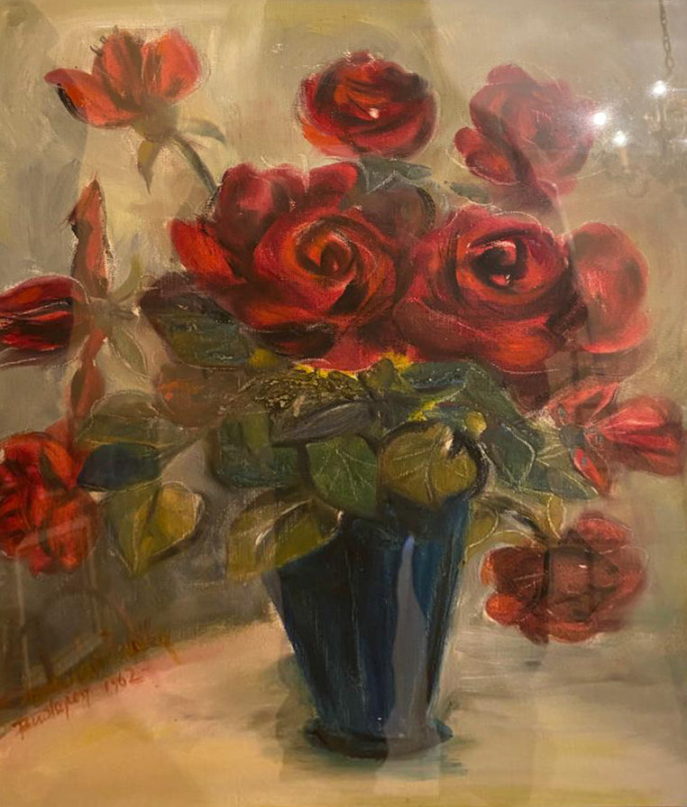 Unknown Author - Vase of Flowers