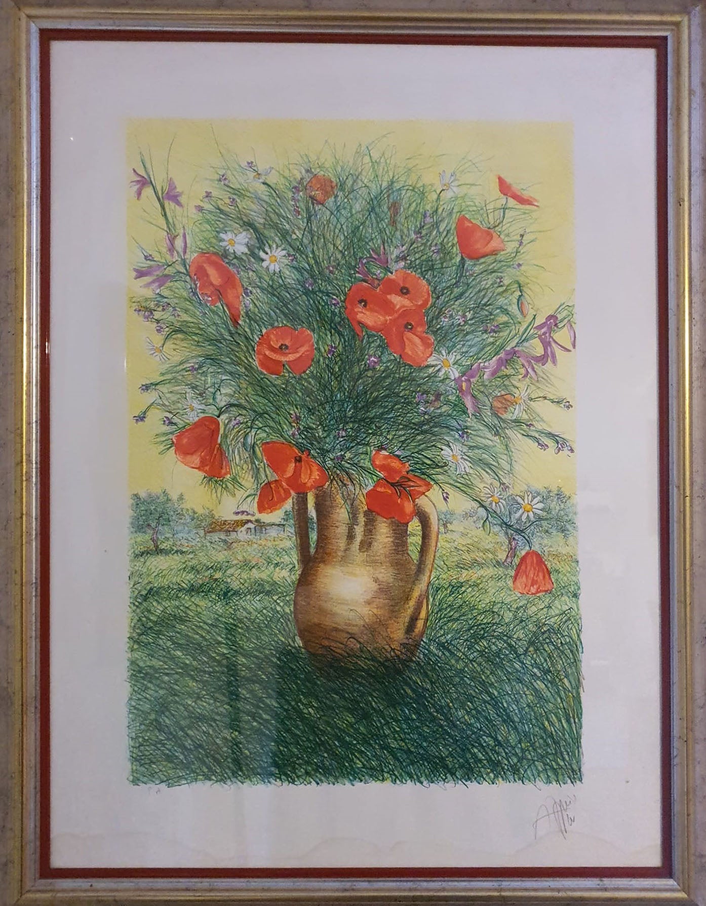 Franco Azzinari - Vase of Flowers