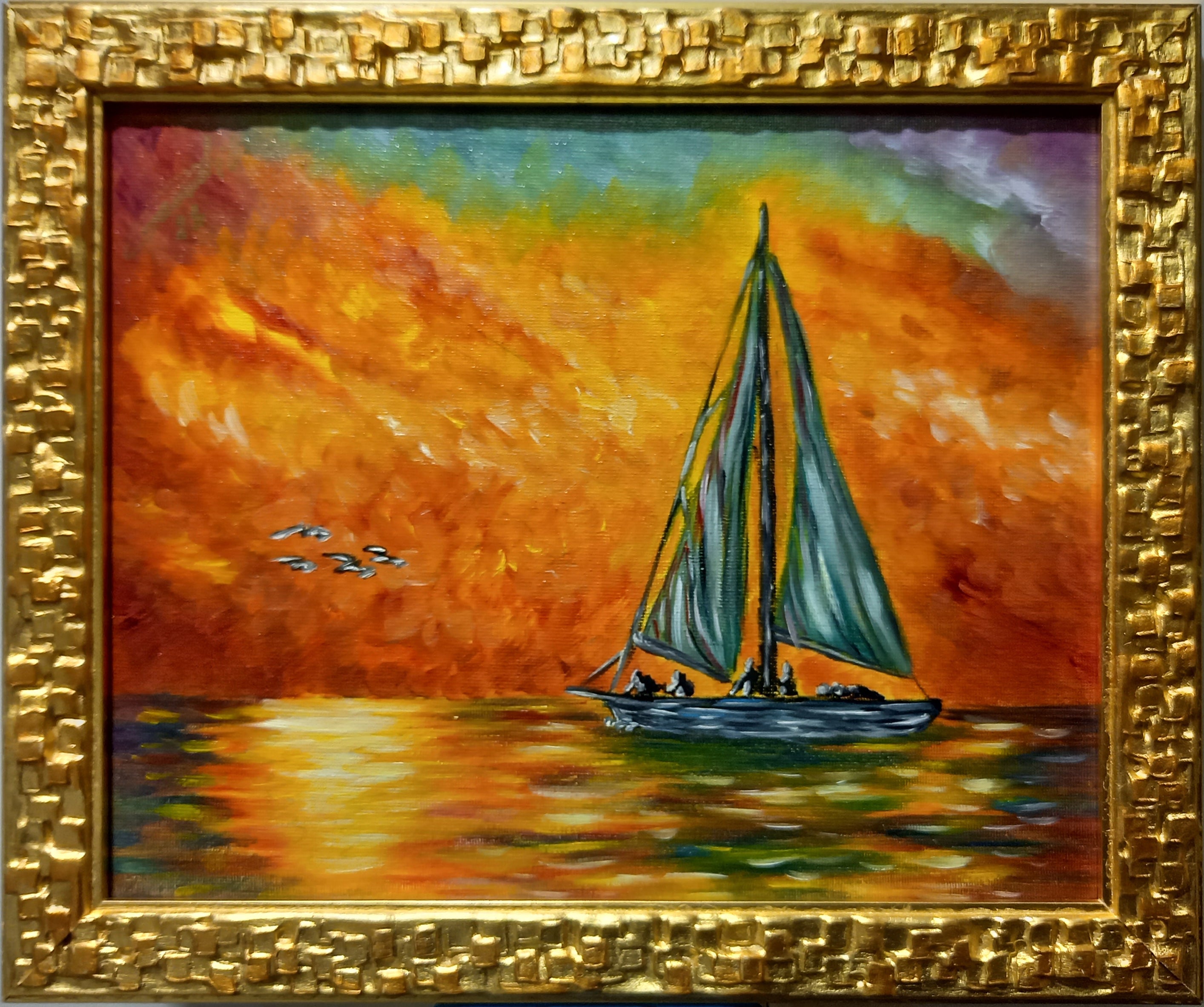 Sails at Sunset - 1