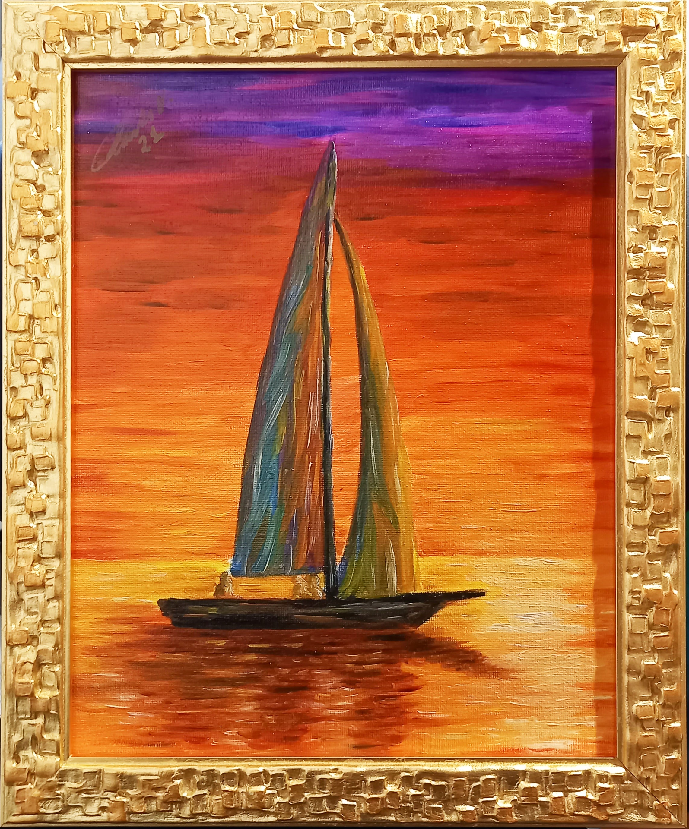 Sails at Sunset - 2