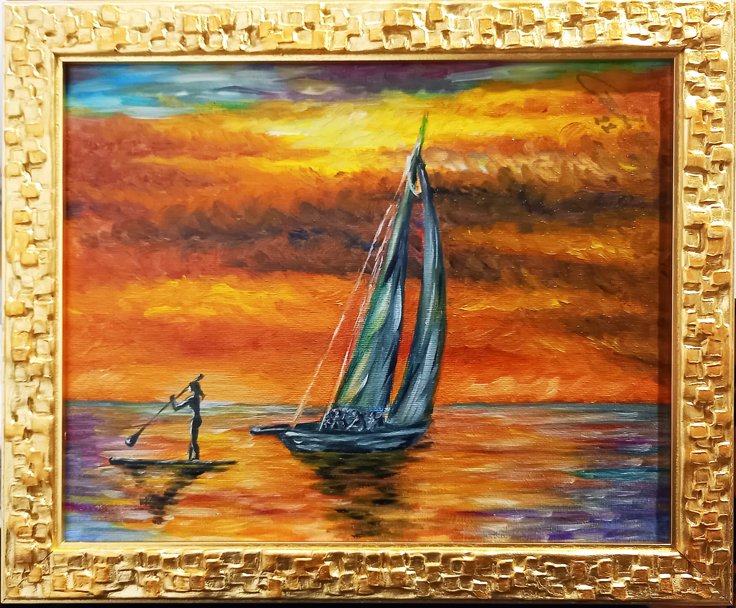 Sails at Sunset - 3