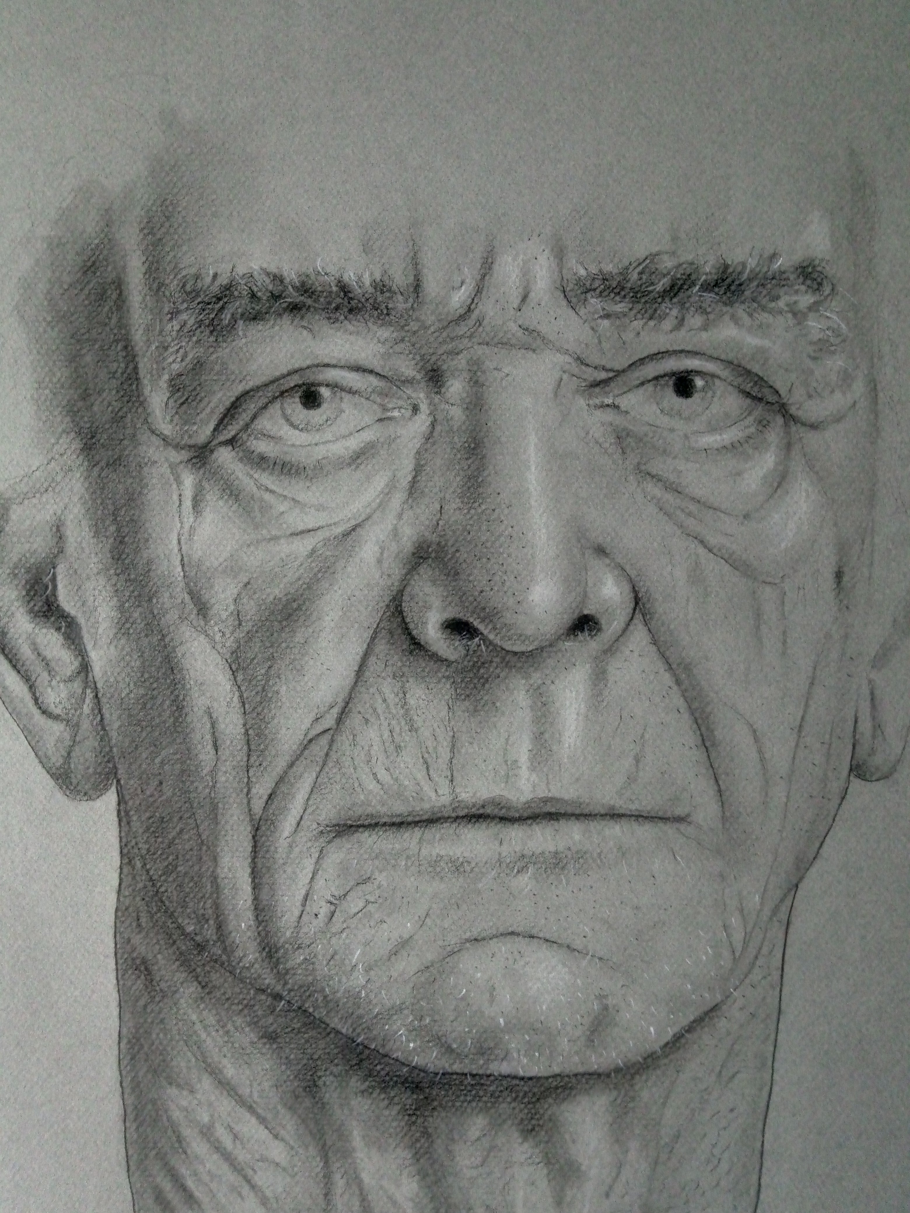 man's face