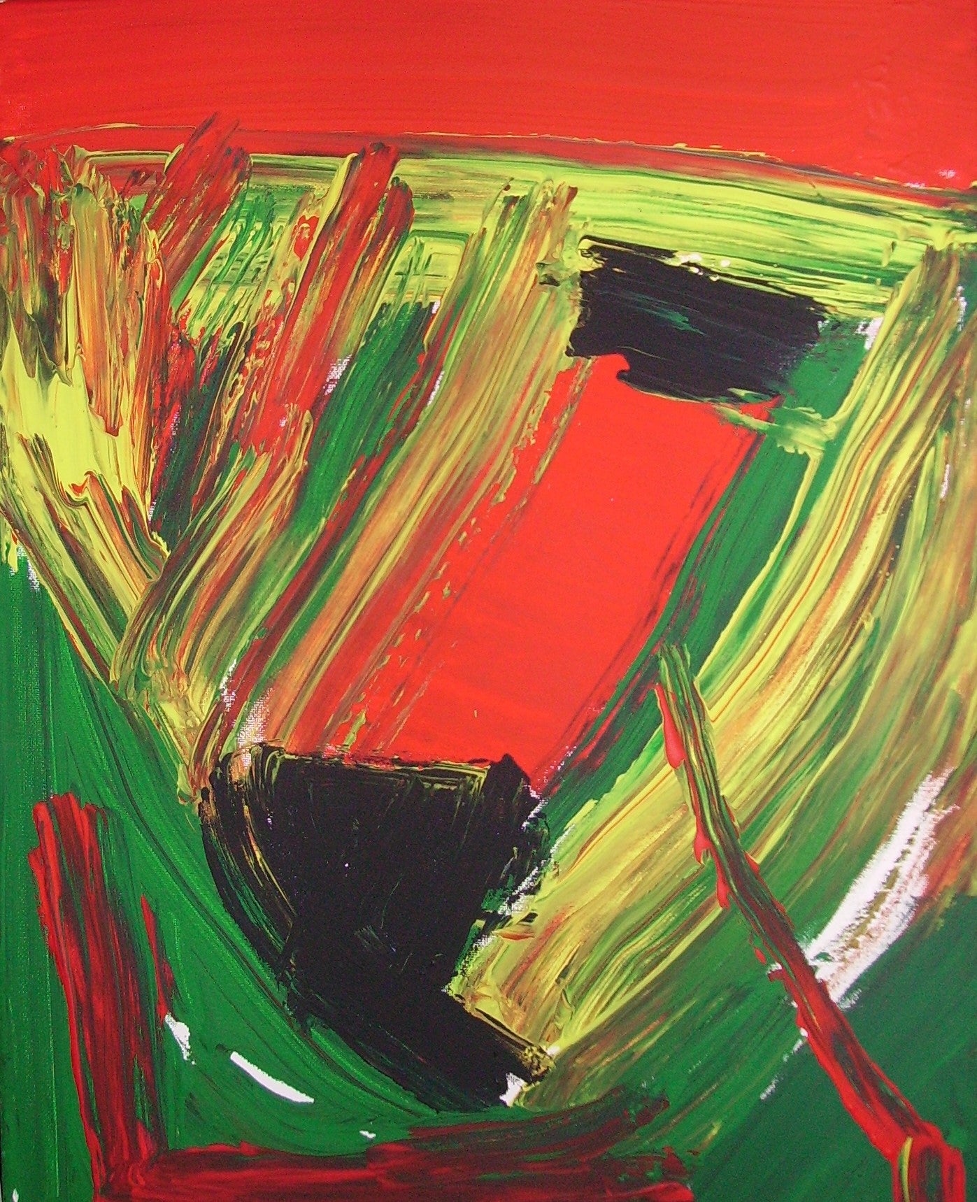 BLOOD ON A GREEN