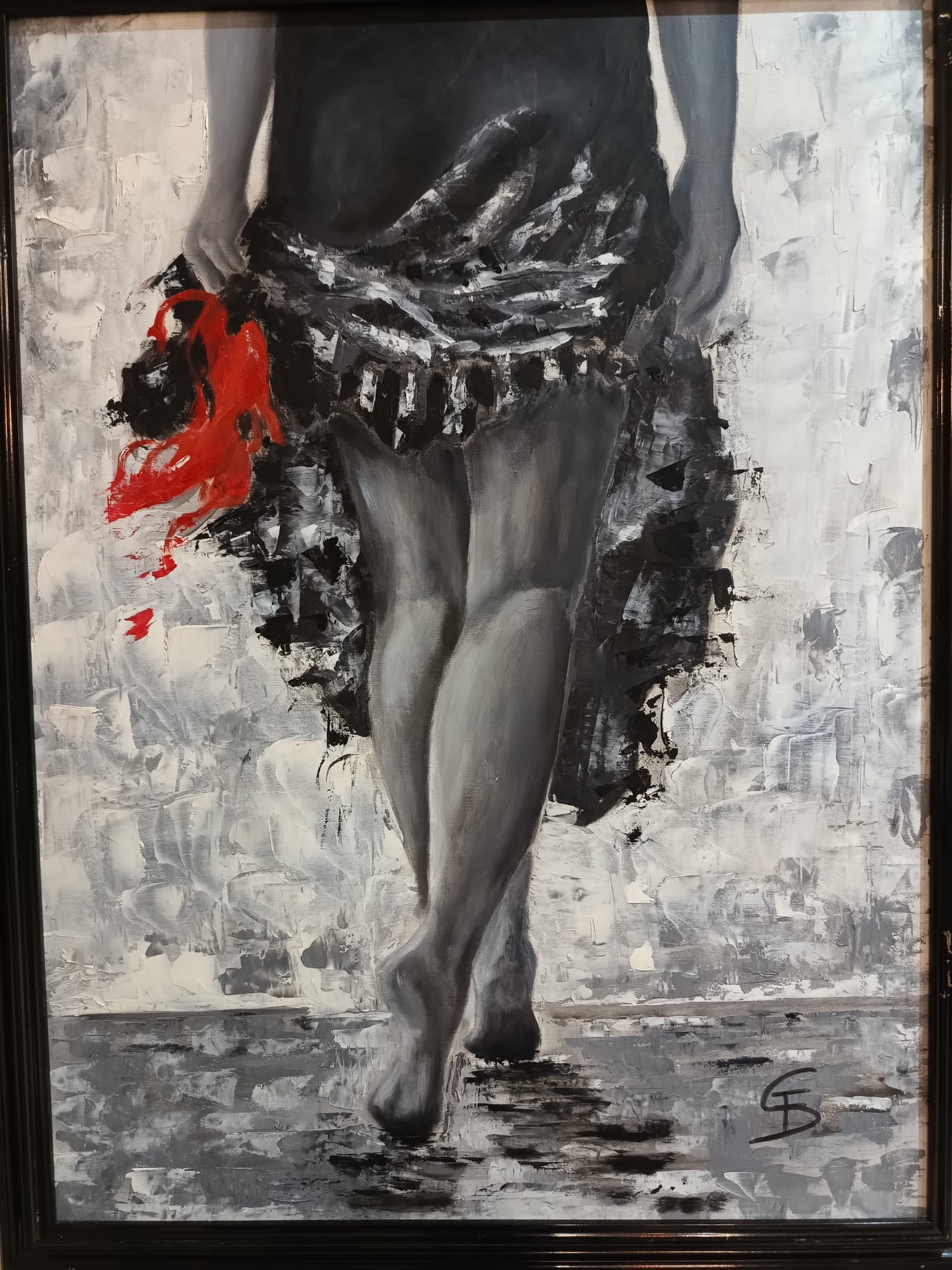 red shoes