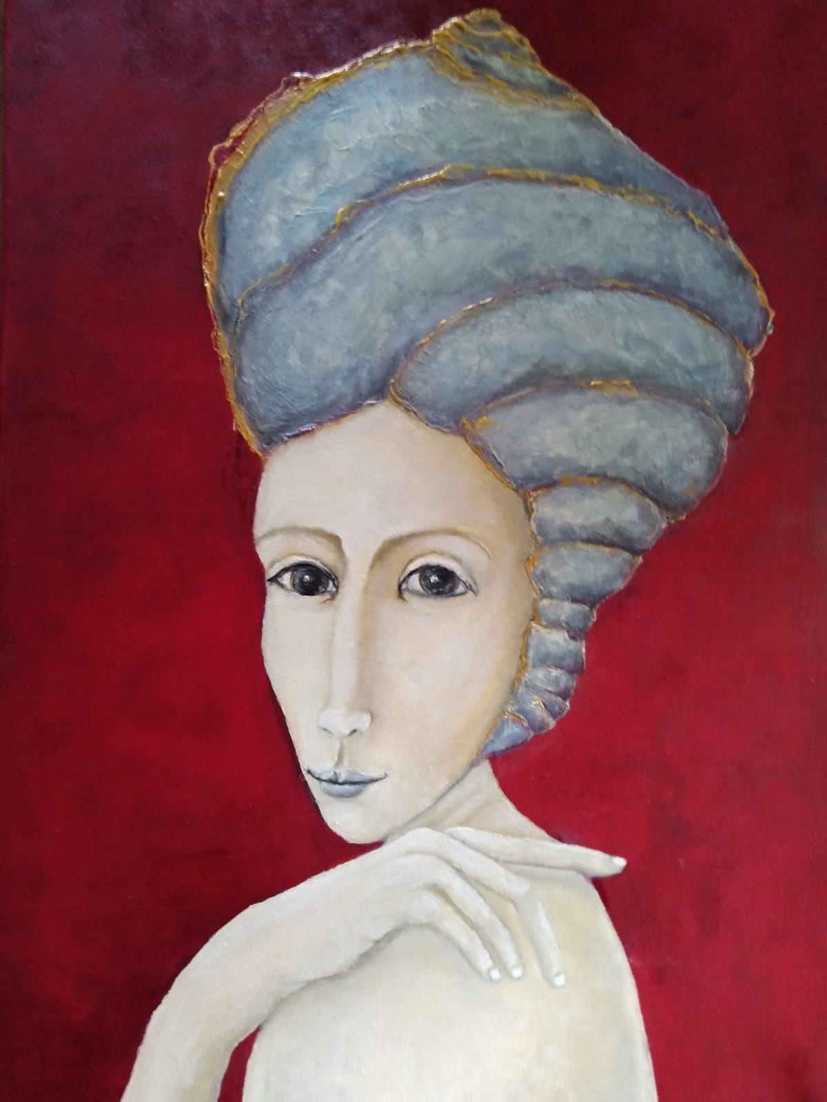 Woman with a shell