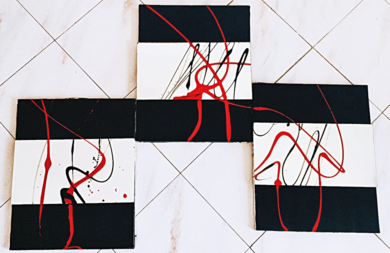 Satellites triptych series