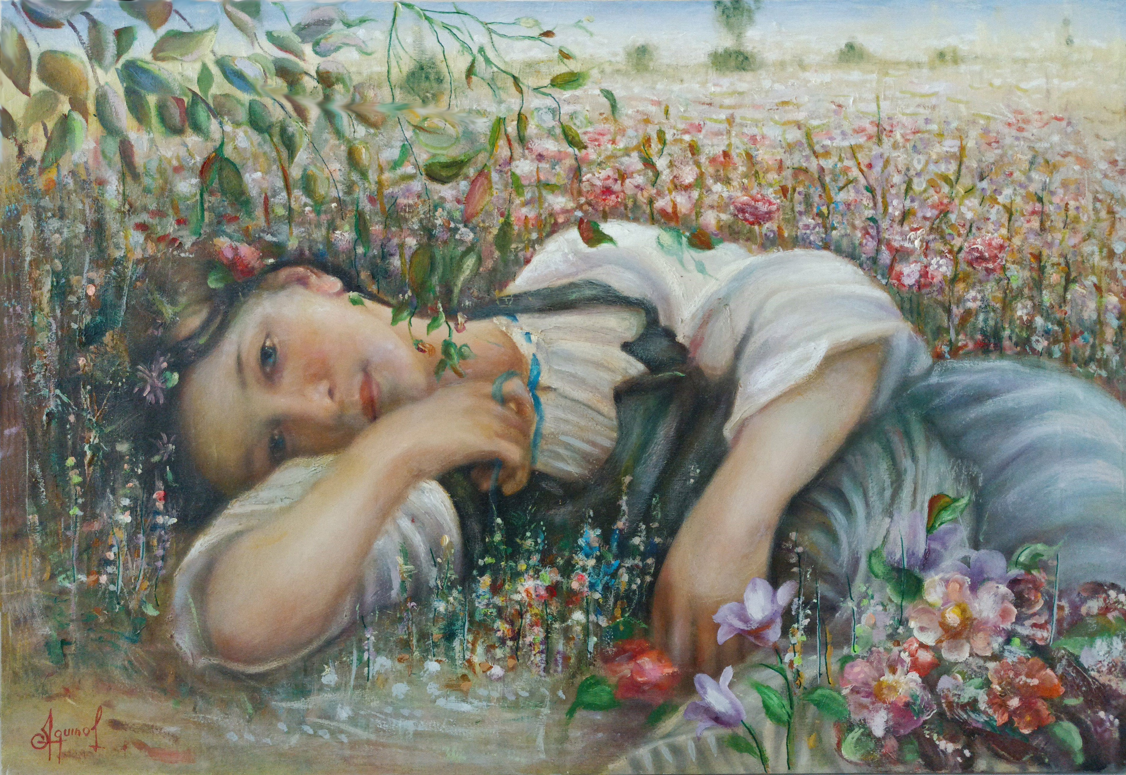Girl in the meadow