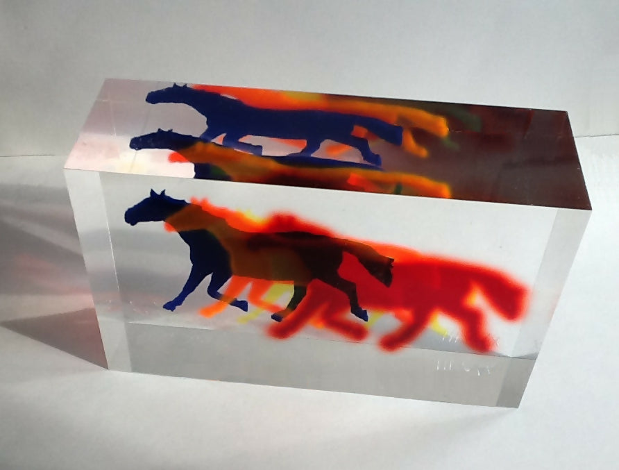 Caballos en transparencia